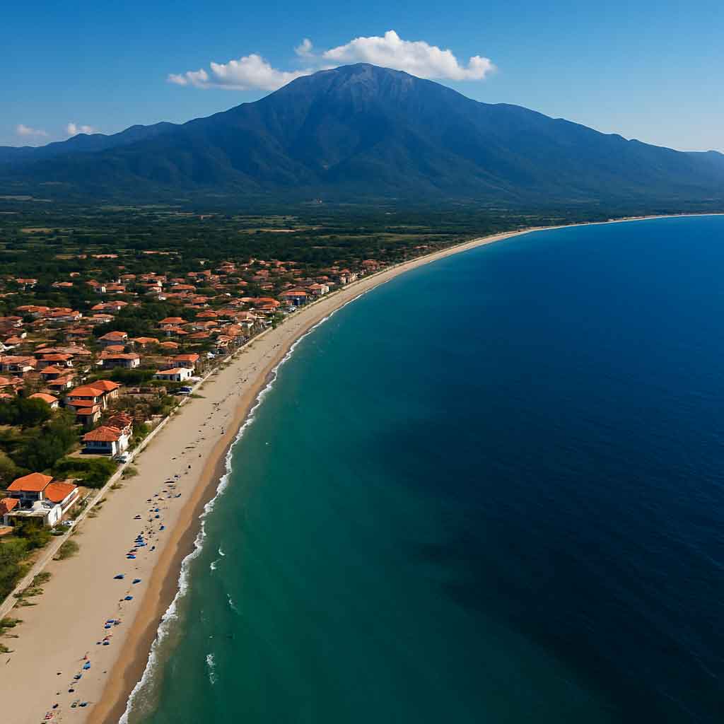 View of Mount Olympus