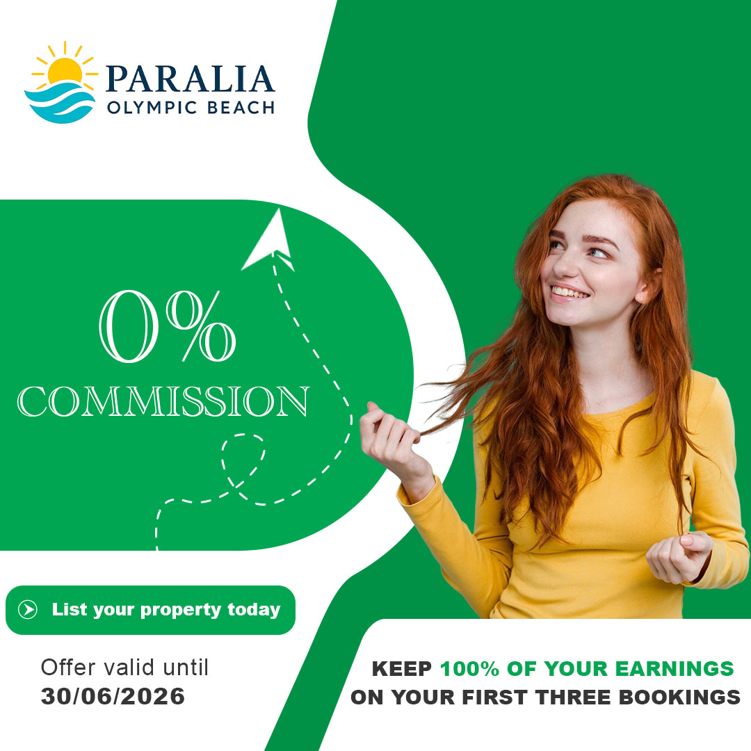 0% commission on your first three bookings